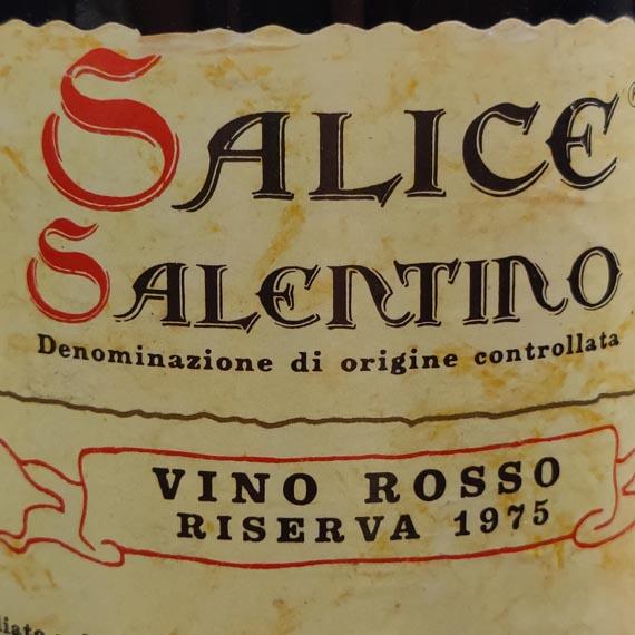 Etikett Salice Salentino